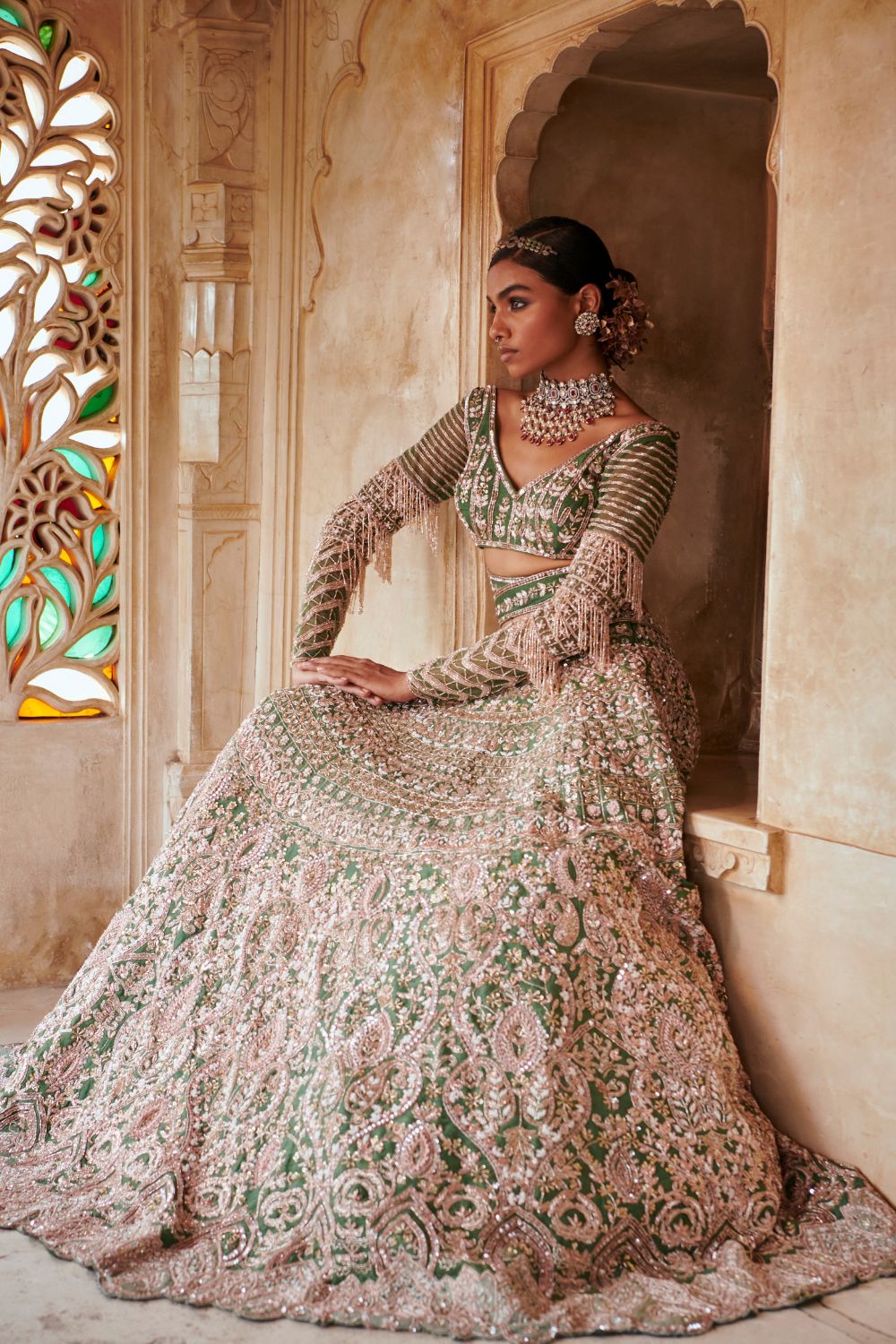 Beautiful Designer Lehenga Choli Suits Pakistani Indian Wedd